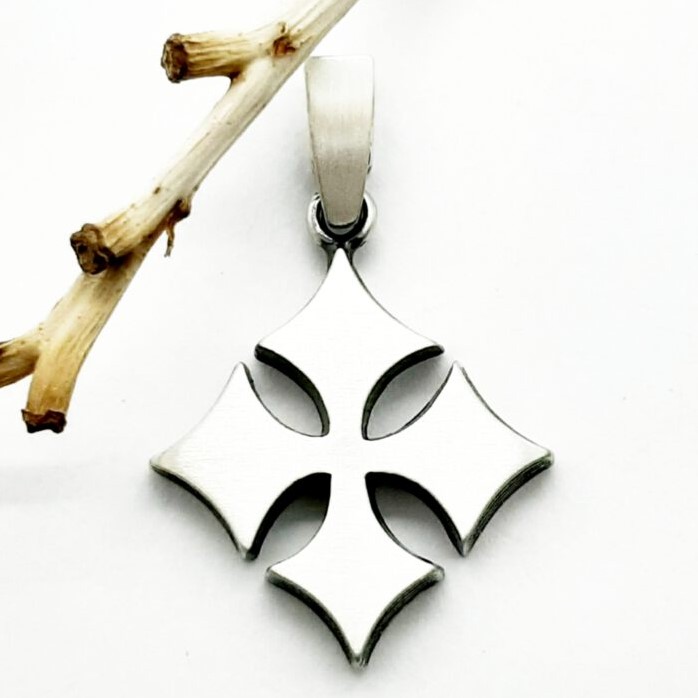 Nord-Form Kreuzanhänger in 925/ Silber